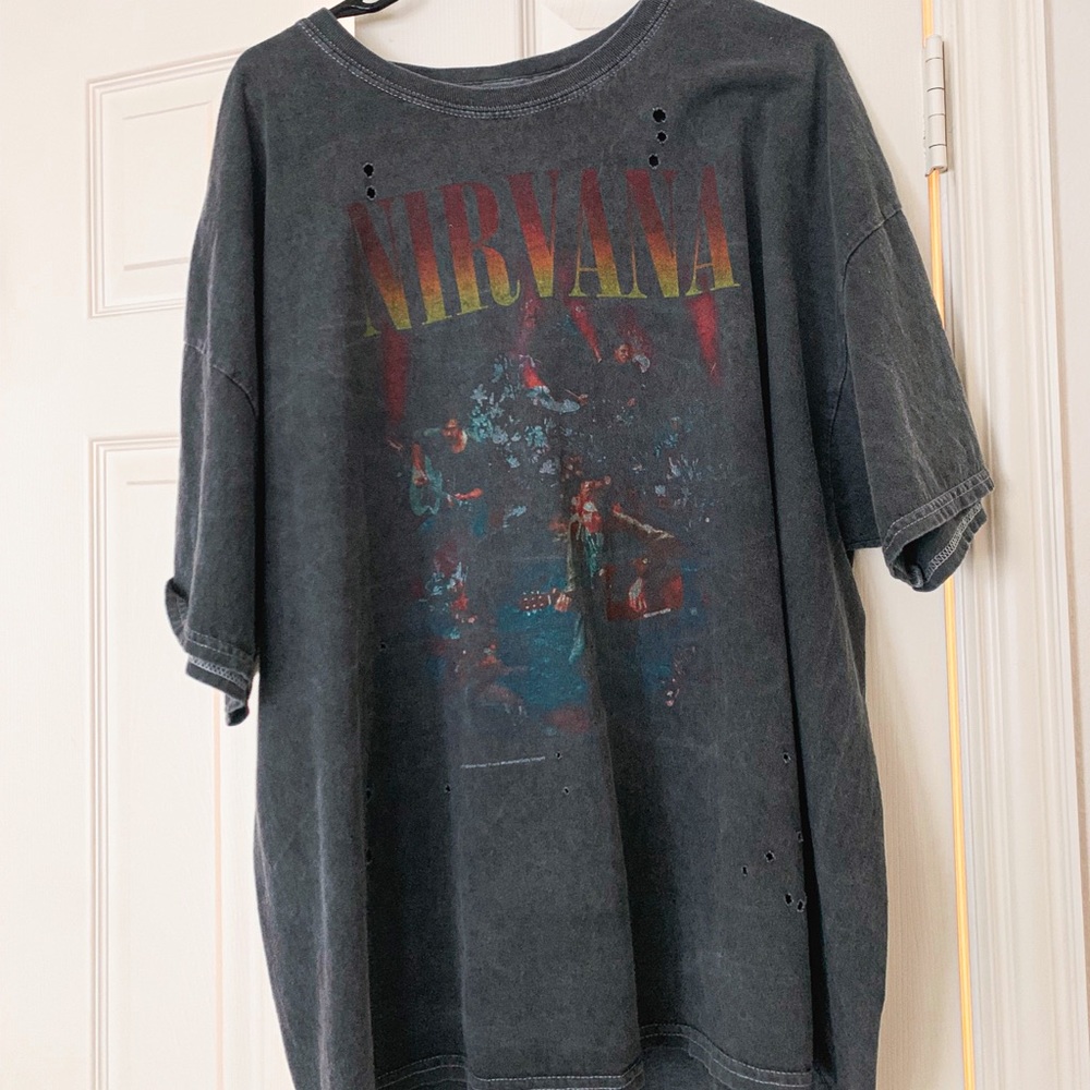 Nirvana Unplugged Oversized Tee